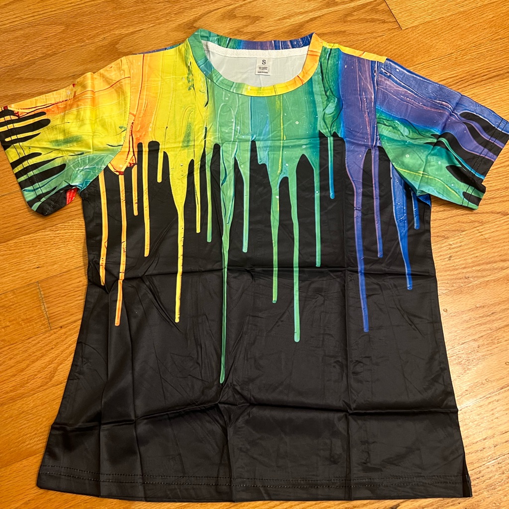 Colorful Drip Design Kids Shirt